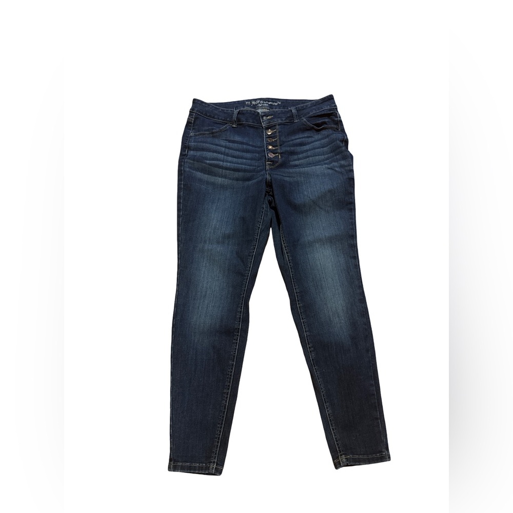 Maurices Dark Blue Skinny Jeans